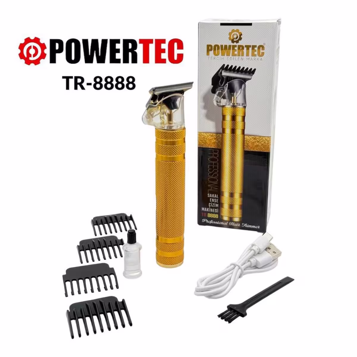 powertech tr8888 saç sakal traş makinesi 6977042600069