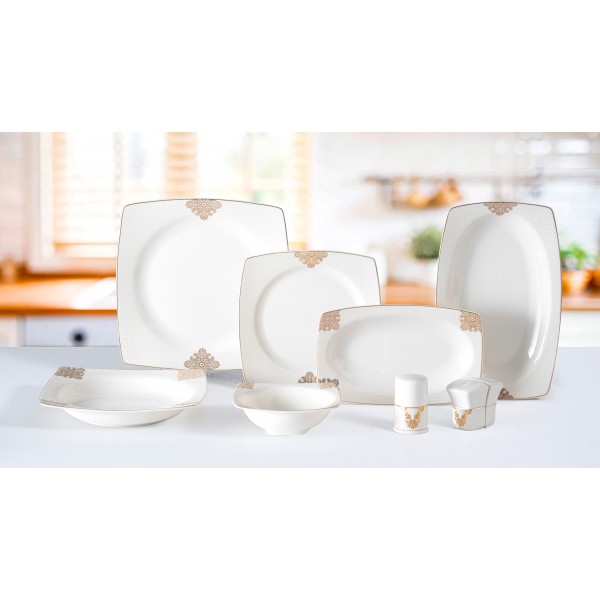 remetta premıum bone 55 parça yemek takımı