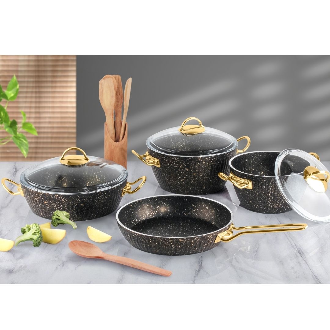 eda zk 006 granit 7 parça tencere set 8682450890060