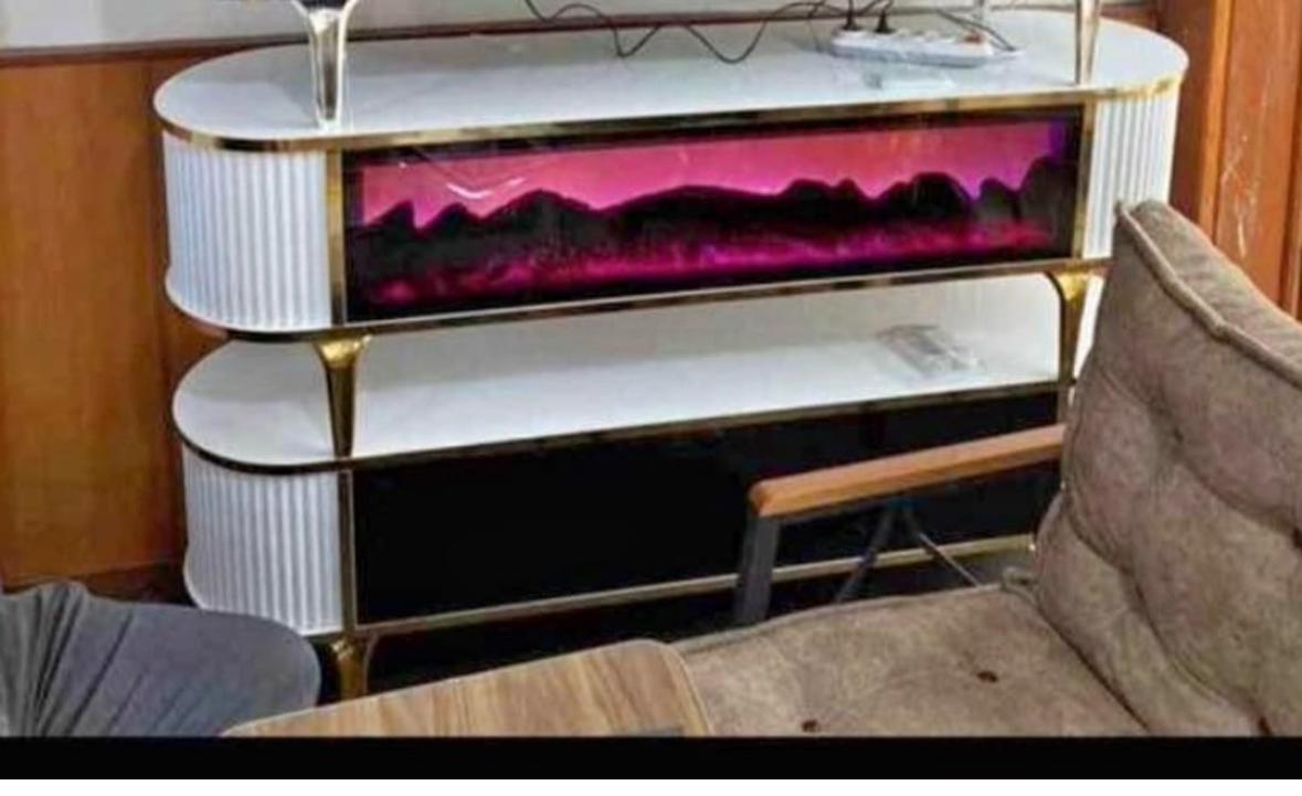 160 cm şömineli tv sehbası