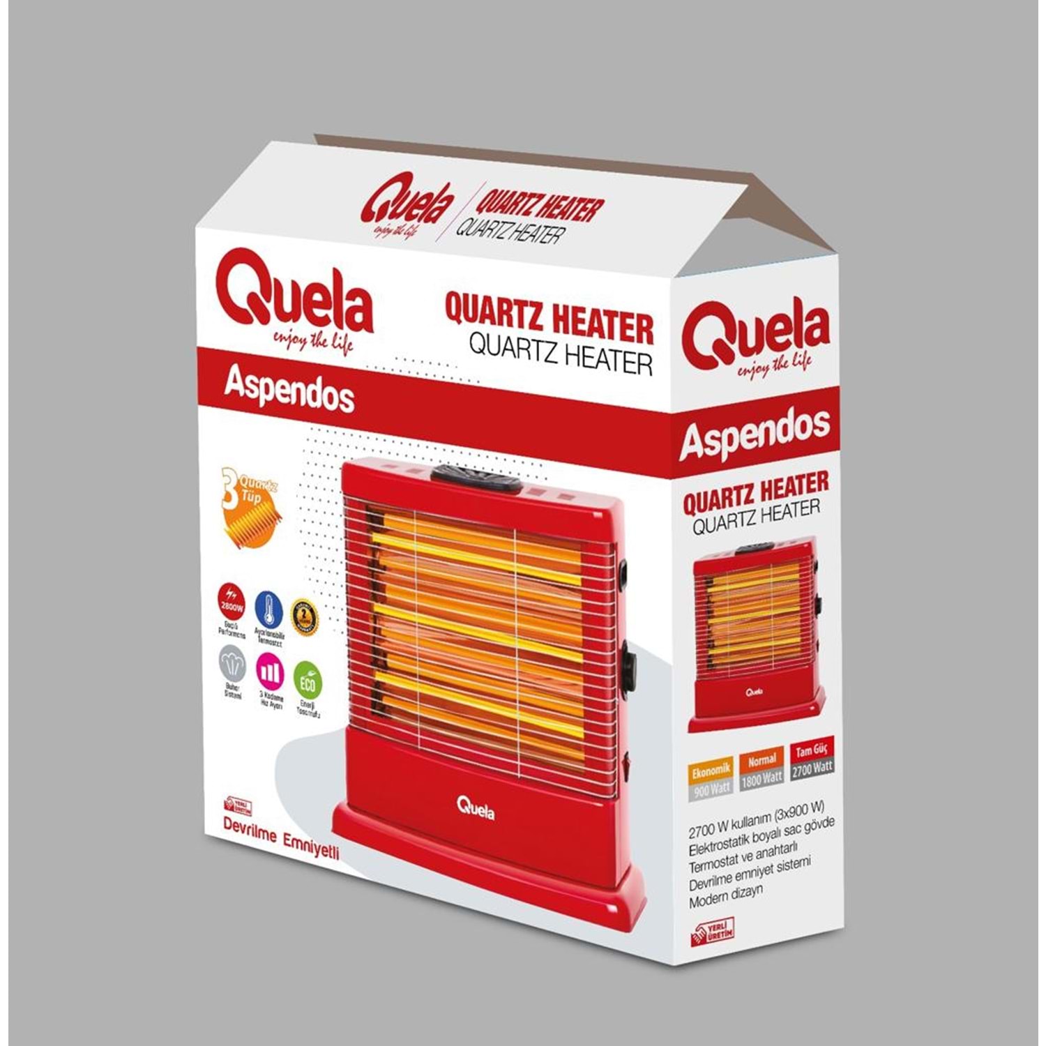Quela QL-7025 aspendos olympo elektrikli ısıtıcı minisan ms2500